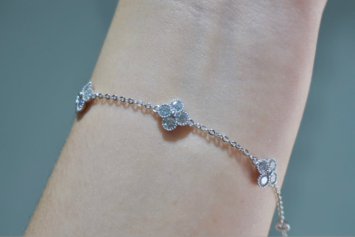 Azure Moissanite Bracelet