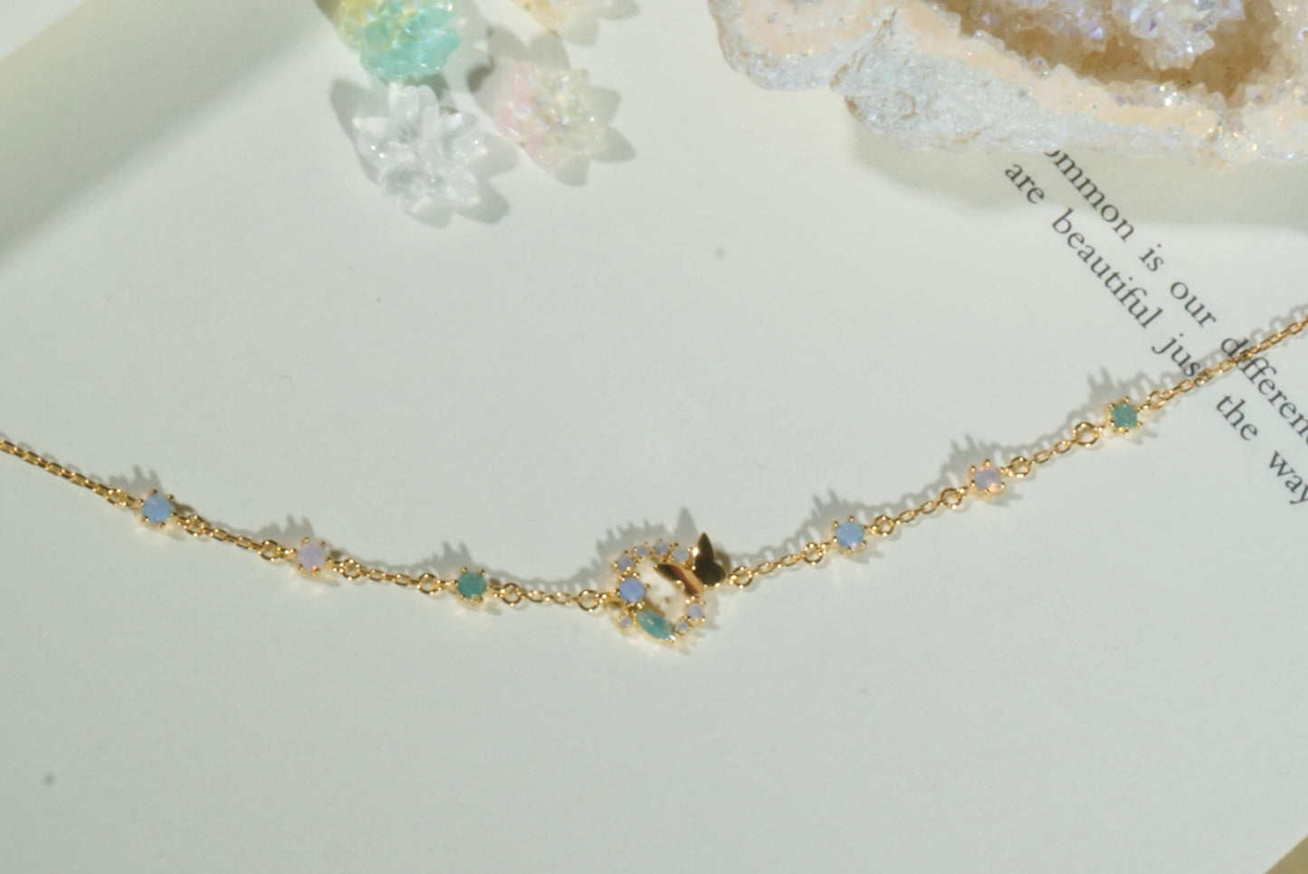 Flutterby Gemstone Bracelet