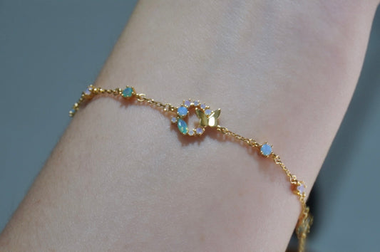 Flutterby Gemstone Bracelet