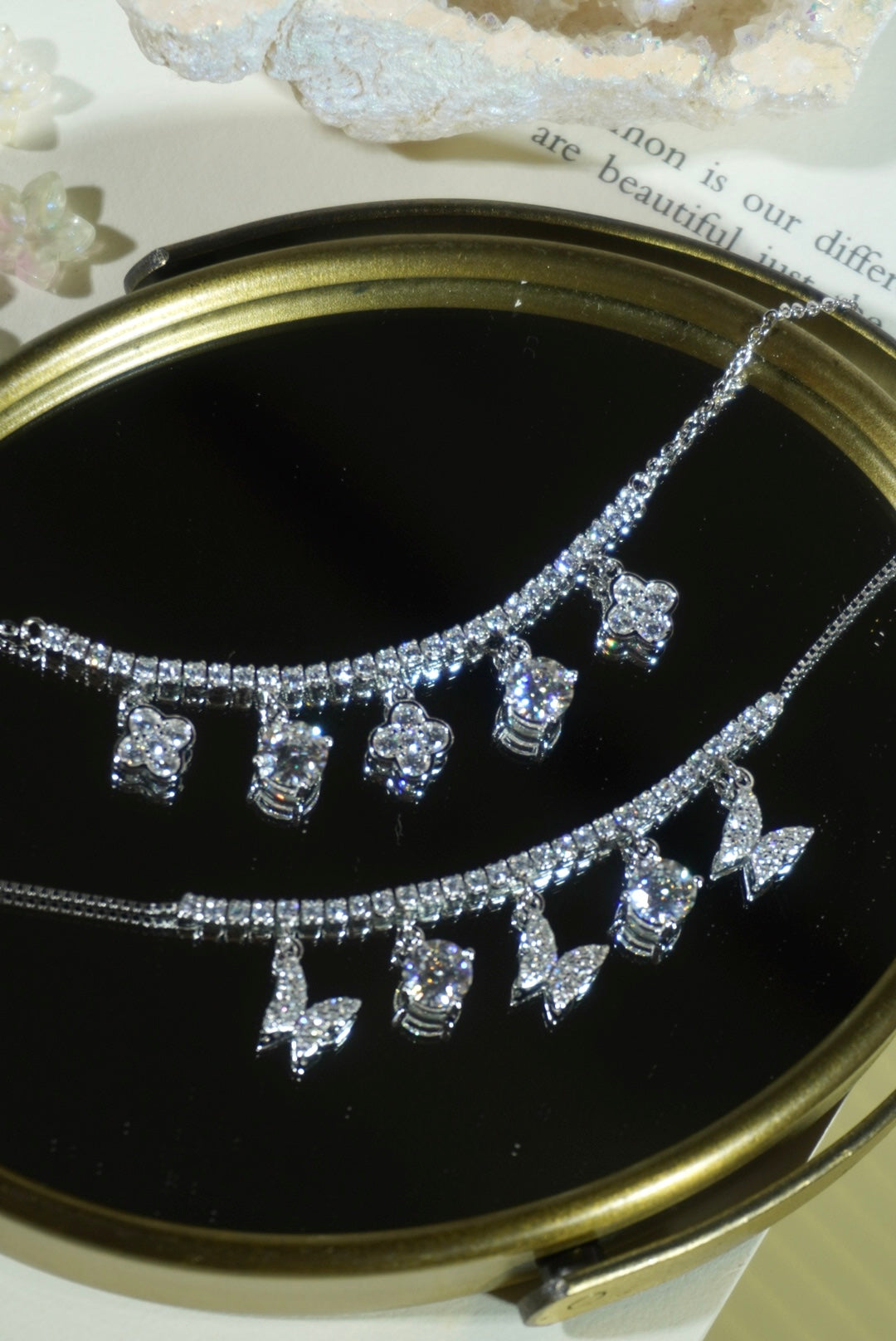 Gemma and Flutter Moissanite Bracelets