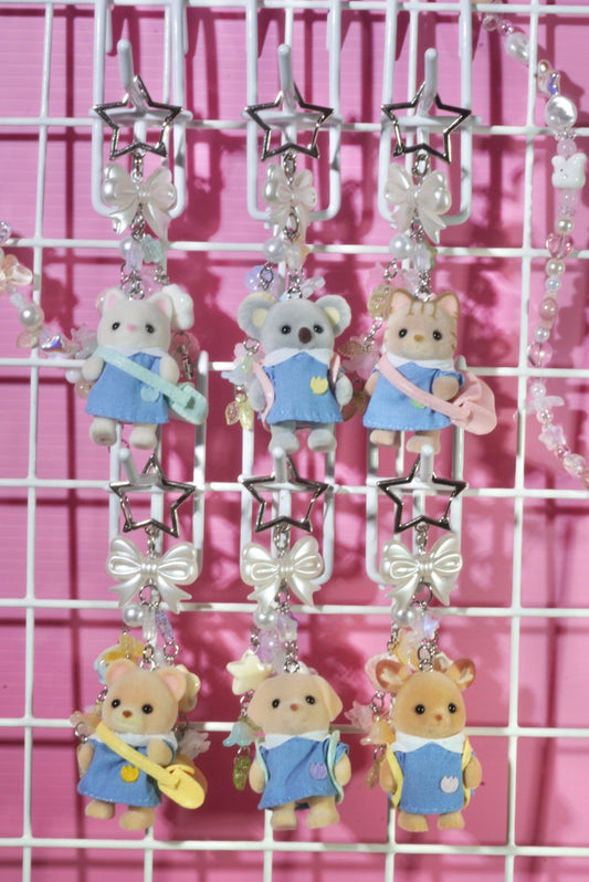 Sylvanian Families Nursery School Uniform Set Keychain